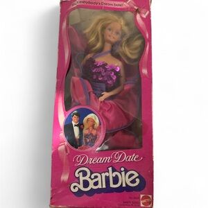 VTG 1982  Dream Date Barbie #5868 Mattel With Original Box Read Description